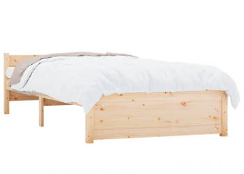 Rama łóżka lite drewno pojedyncza 75x190 cm WM-815004