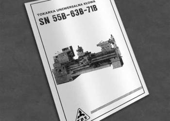 TOS SN-55B, SN-63B, SN-71B - dokumentacja DTR