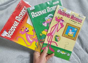 Różowa Pantera - zestaw 3 komiksów, lata 90te