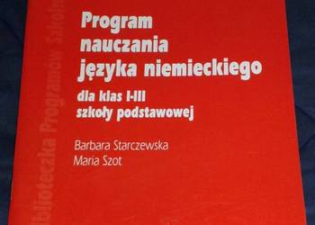 Program nauczania języka niemieckiego w kl. 1-3 -Starczewska