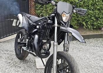 SuperMoto Sherco SM RS 50cc 2024r Black Moon Wydech Big One! Minarelli AM6