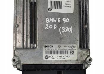 STEROWNIK SILNIKA komputer BMW E87 E90 E91 2.0 D 0281013501 7803373