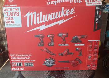 OKAZJA-NOWY ZESTAW NARZĘDZI MILWAUKEE