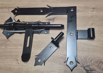 Zawias pasowy ozdobny 700mm x 50mm Zawiasy pasowe do bramy furtki drzwi wro