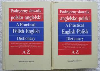 Dwa podręczne słowniki polsko-angielski i angielsko-polski