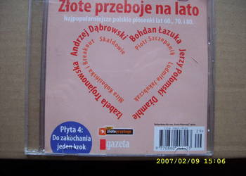 + Skladanka, PLYTA CD ; ZLOTE PRZEBOJE NA LATO [4]
