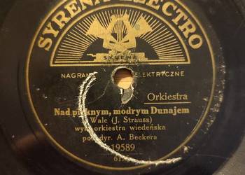 Syrena Electro - płyta szelakowa z 1928 roku