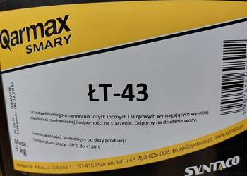 Smar ŁT-43 9 kg Nowy