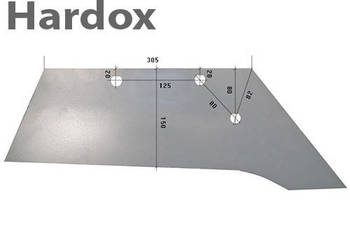 Lemiesz 300ha HARDOX 200414/P N 132 części do pługa NIEMEYER