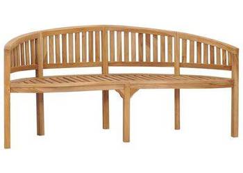 vidaXL Ławka w kształcie banana, 180 cm, lite drewno tekowe(sku310494)