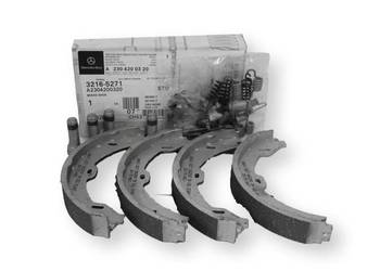 MERCEDES W211 CLS SL Zestaw szczek hamulcowych ORYGINAL