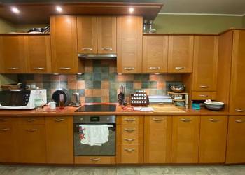 Meble kuchenne duży komplet na dwie ściany