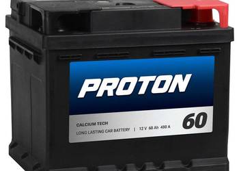 Akumulator PROTON 60Ah 480A EN PRAWY PLUS niski