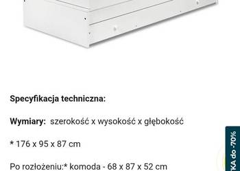 Łóżko dla dziecka, materac, ochraniacz.