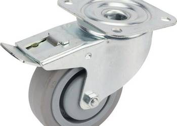Koła skrętne z elastycznymi oponami gumowymi 3477UFP100P62