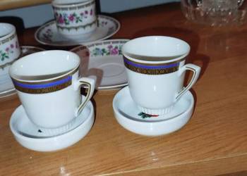 Filiżanki do espresso też mają sygnowane logo