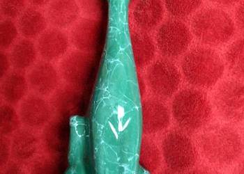 Kot - duży elegancki kotek - figurka porcelana - 25 x 7 x 10 cm