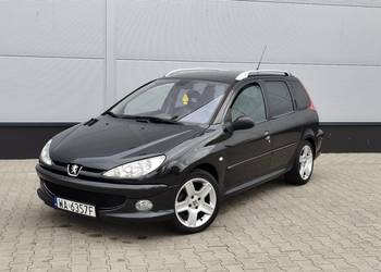 Peugeot 206 sw 1.6 Benz.# Śliczny skóra climatronik # mały przebieg