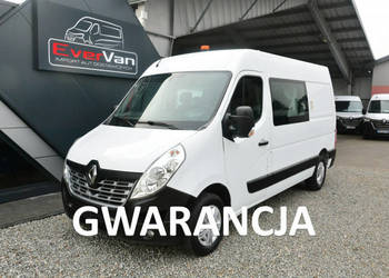 Renault Master średniak 7 osobowy L2H2 brygadówka doka