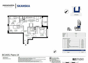14. PIĘTRO | 4 POKOJE | 72,29 M² | WIDOK | AWANGARDA MOGILSKA | CESJA