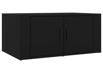Stolik kawowy czarny 80x50x36 cm materiał drewnopochodny WM-816513