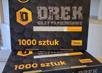10x Gilzy Tutki Papierosowe DREK Taca 1000szt. - KARTON 10.000szt.