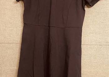 Dziewczęca granatowa sukienka z białym kołnierzem Reserved rozmiar 164