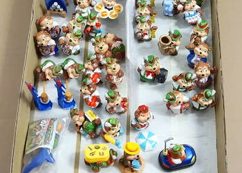 Zestaw figurek Kinder Niespodzianka – Niedźwiadki / Teddies 1995 + 30 Ulote