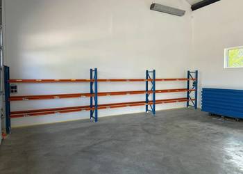 Regał magazynowy półkowy H200cm x 60cm trawers 190cm długość 610cm