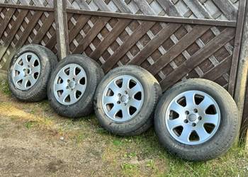 Felgi aluminiowe audi vw 5x112 opony dunlop do jazdy 205/65/15