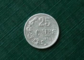LUKSEMBURG - 25 centymów (1957r)