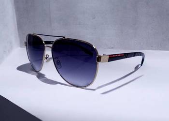 Okulary przeciwsłoneczne PRADA - męskie, eleganckie na lato