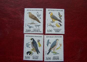 Francja 1984 MNH Mi. 2463/66 Fauna Ptaki Drapieżne  a