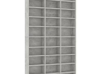 vidaXL Szafka na płyty CD, szarość betonu(SKU:801782)