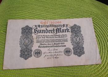 banknot niemiecki 100  marek z 1922r