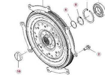 Fendt 930 933 936 939 942 Vario Gen 6 Amortyzator Hydrauliczny Wału Napędo…