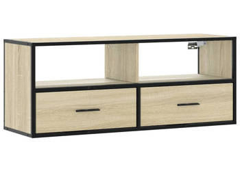 Szafka pod telewizor dąb sonoma 100x31x395 cm WM-848930