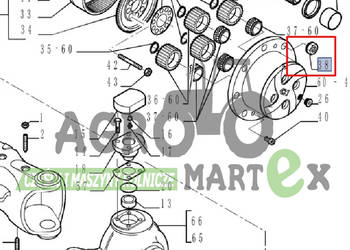 51611425, 76086077 NAKRĘTKA CNH