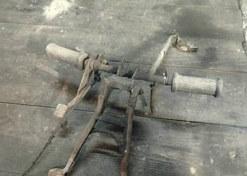 Podnóżki kierowcy wraz ze stopką centralną  Jawa 50 mustang kaczka Podnóżki kierowcy wraz ze stopką centralną  Jawa 50 mustang kaczka