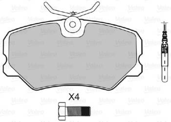 KLOCKI HAM.CITROEN ZX 2,0+2.0 16V PEUGEOT 306	2,0+2,0V16