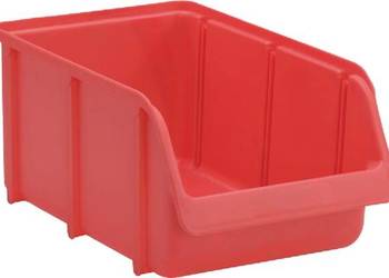 Pojemnik warsztatowy, 205x335x155 mm, czerwony polipropylenowy, Linbin no.…