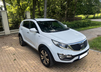 Kia Sportage III 2012r 2.0 CRDi 184KM AWD 4x4 Nawigacja Biały Led Alu 18"