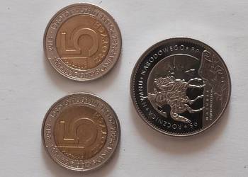 Monety 5 zł z 2018 + medal 95 rocznica hymnu narodowego