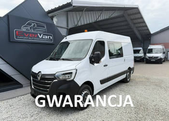 Renault Master L2H2 średniak 7-osobowy lift brygadówka doka pełna opcja 90…