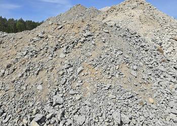 Tłuczeń betonowy 0-63 mm, gruz na podjazd