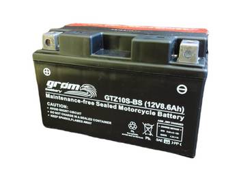 Akumulator motocyklowy GROM GTZ10S-BS YTZ10S-BS 12V 8.6Ah 160A L+