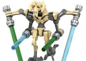 Klocki figurka GENERAŁ GRIEVOUS Star Wars Gwiezdne Wojny 4-miecze