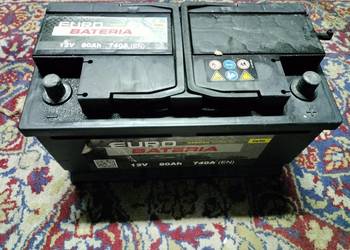Akumulator Euro BATERIA 12V 80Ah 740A EN