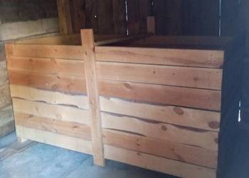 Skrzynia drewniana do przechowywania np zboża