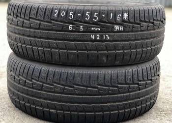 2 x Opona zimowa Nokian Tyres WR R3 205 / 55 R16 91H 6.5mm 2013 rok